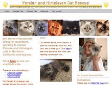 Tablet Screenshot of persiancats.org